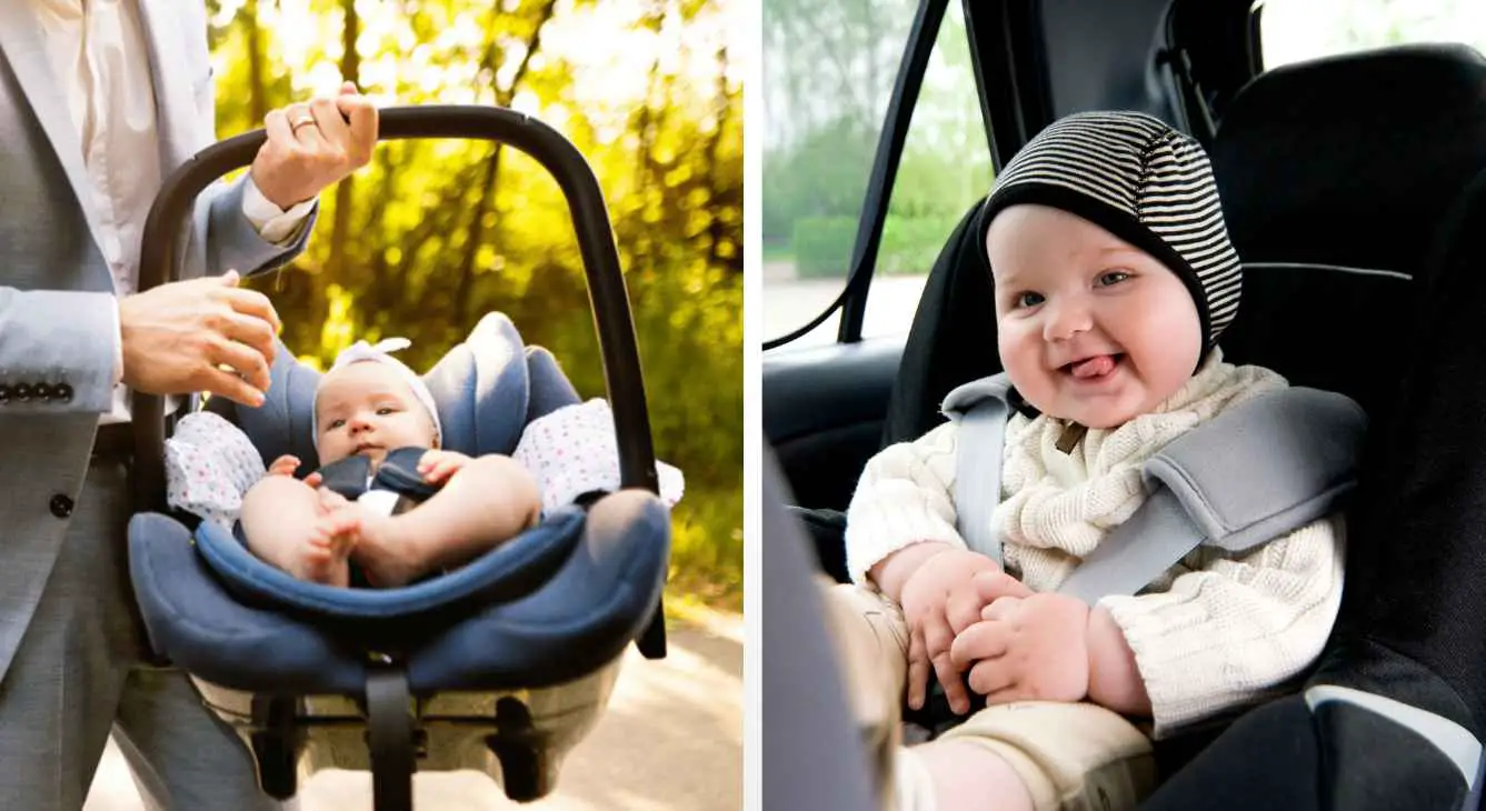 Diferença entre cadeirinha para auto e bebê conforto