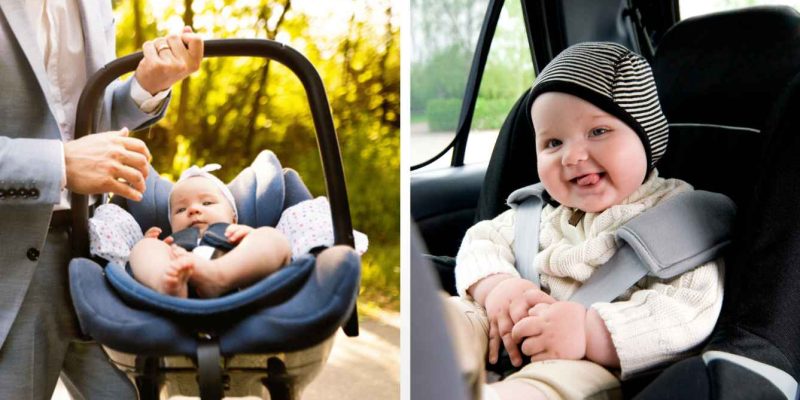 Qual a diferença entre cadeirinha para auto e bebê conforto? Descubra!